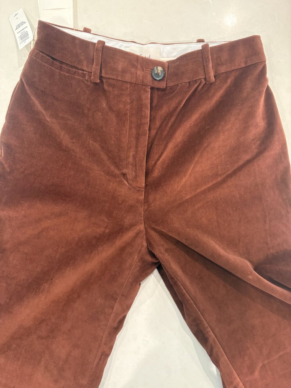 Wilfred by Aritzia velvet high rise pants - Picture 4 of 12